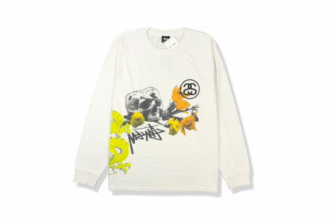 Stussy Test Strike Pigment Dyed LS Tee Natural