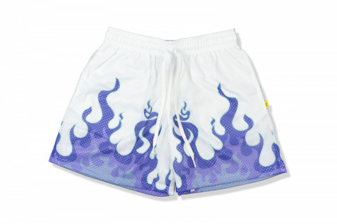 Slamble Flame White Purple Short