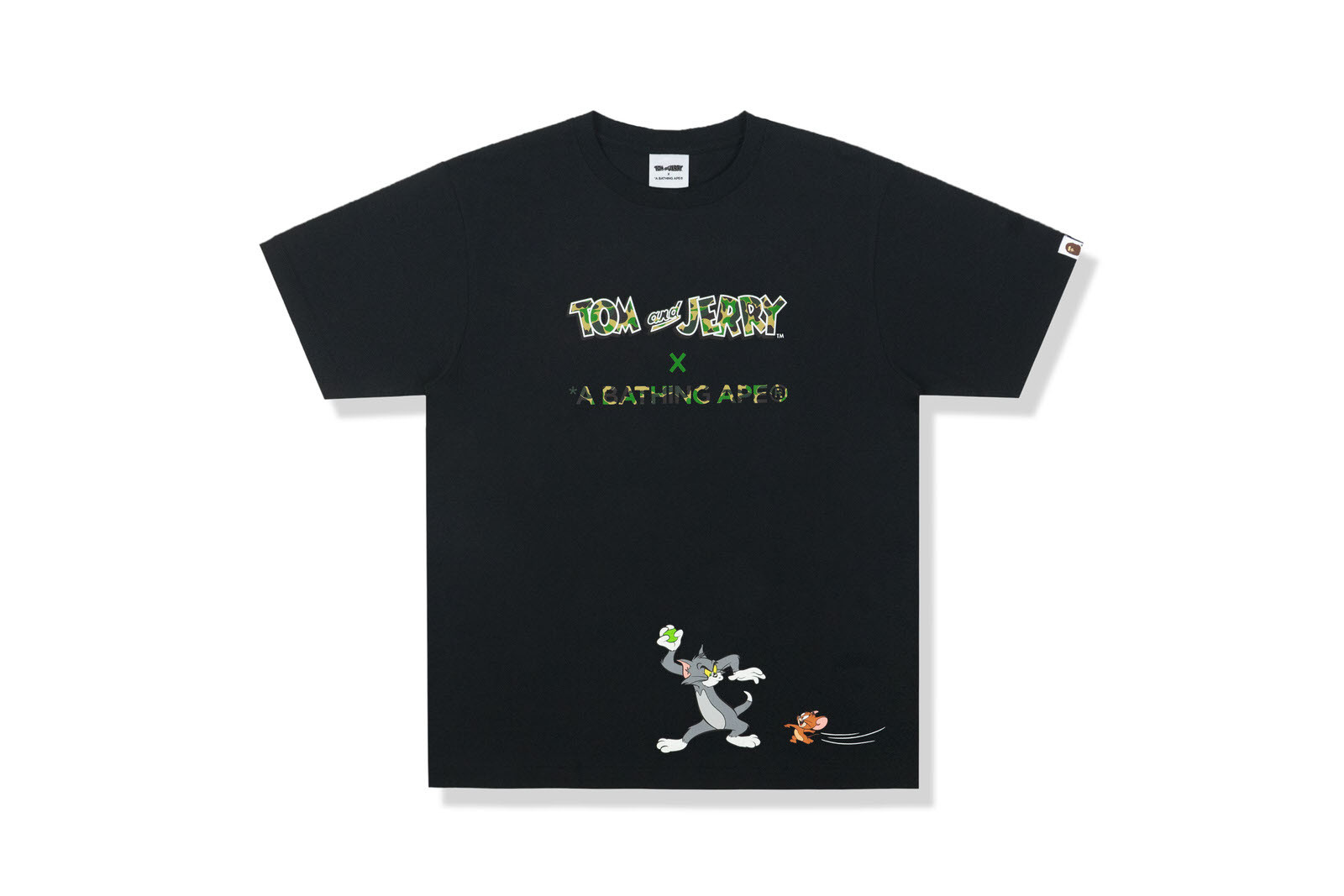 BAPE x Tom and Jerry Tee Black GLAB.VN
