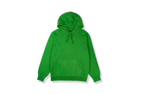 Supreme Overdyed Hooded Sweatshirt Dark Green