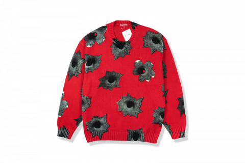 Supreme Nate Lowman Sweater Red