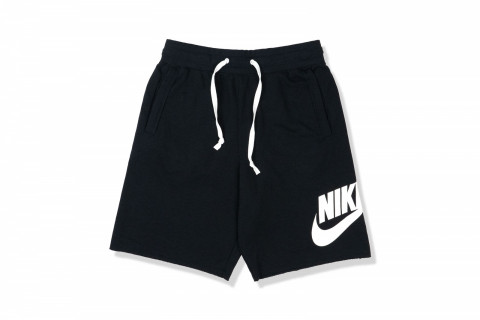 NIKE CLUB DRY FIT ALUMNI FRENCH TERRY SHORTS MEN'S GYM CASUAL BLACK