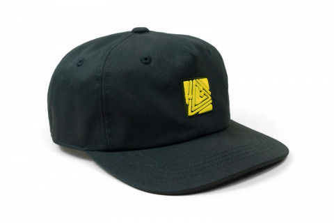 GLAB Basic Yellow Logo Black Cap GLAB Basic Yellow Logo Black Cap