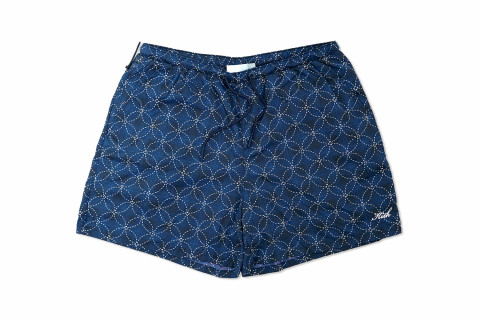 Kith Geometric Stitch Active Swim Short Nocturnal
