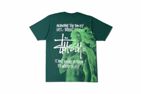 Stussy Ist Venus Pig Dyed Tee Forest