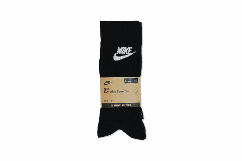Nike Sportswear Everyday Essential Crew Black Socks 