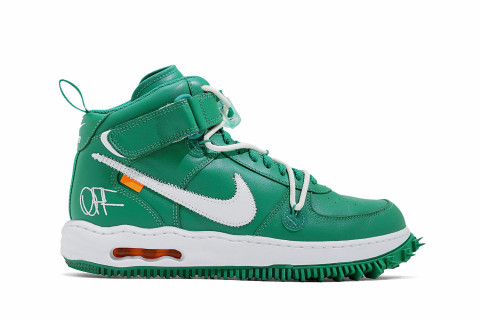Nike Air Force 1 Mid Off-White Pine Green