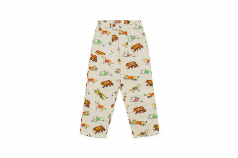 Human Made x KAWS Animal Patterned Pants - White