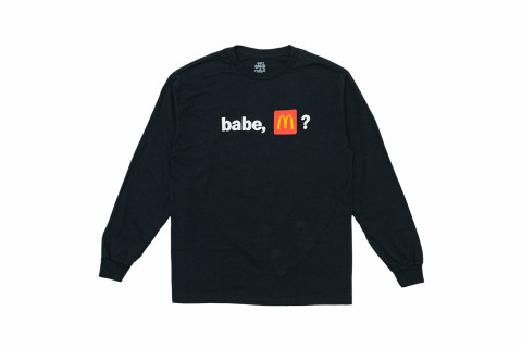 CardiB x Offset Babe, Mcdonalds Longsleeve - Black