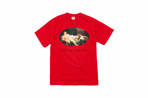 Supreme Leda And The Swan Tee Red