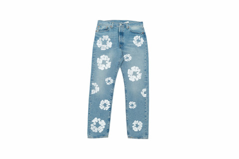 Denim Tears x Levi's Cotton Wreath Jean Light Wash