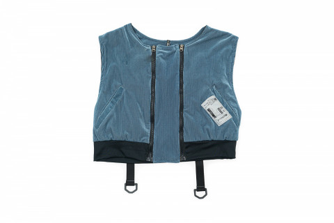 HEADLESS Wavy Haftzip Blue