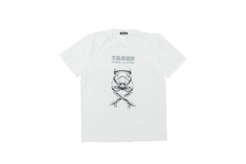 HEADLESS Troop For Life White Tee 