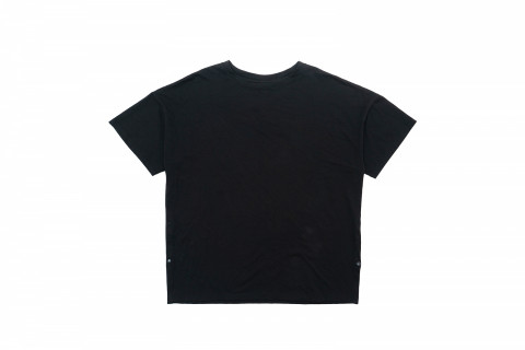 HEADLESS Side Split Tee Black