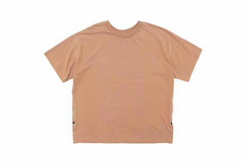 HEADLESS Side Split Tee Brown