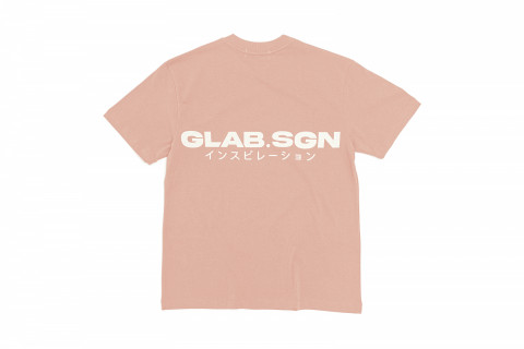 GLAB SGN Tee Pink
