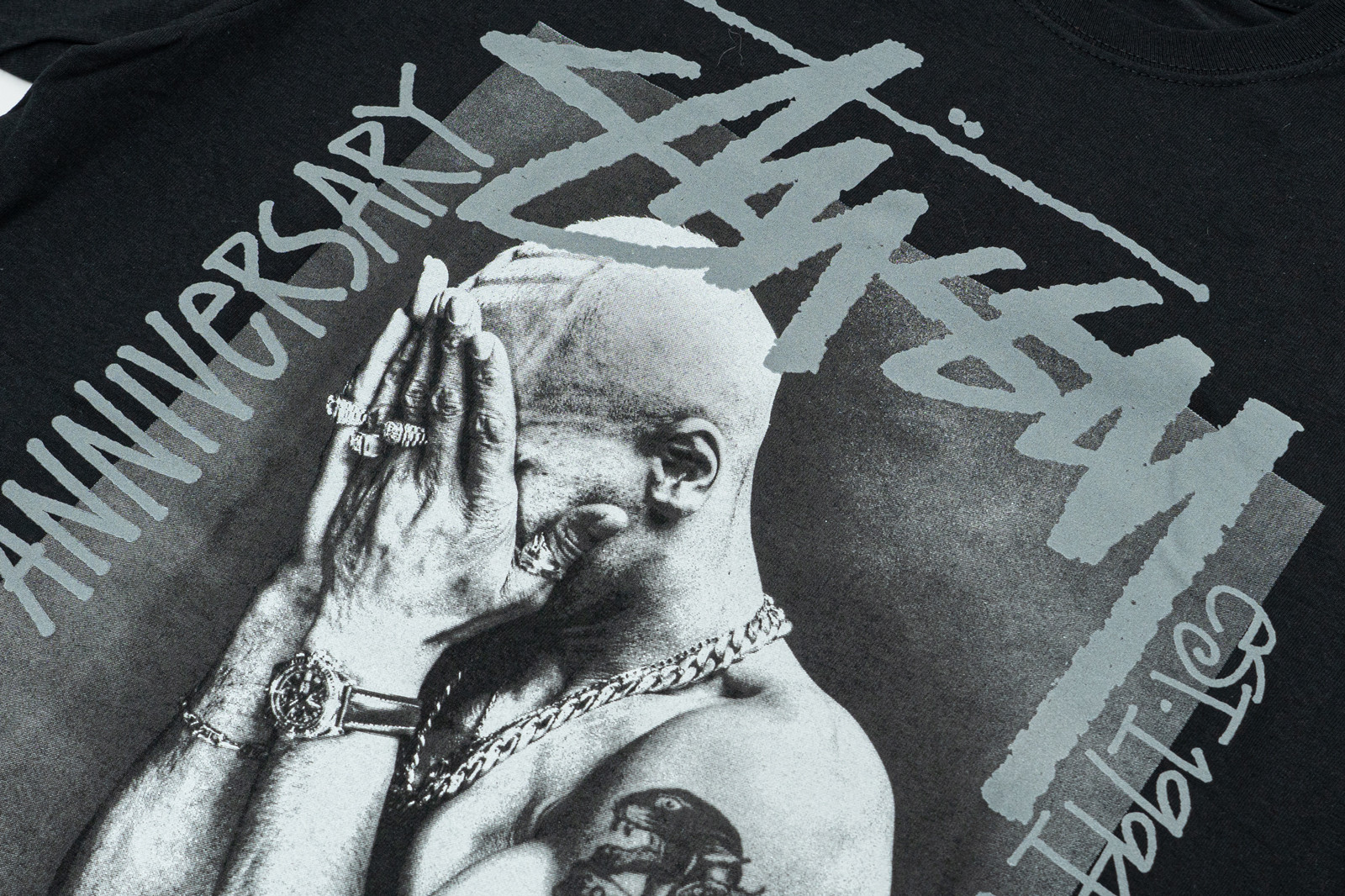 Stussy x Goldie Metalheadz 30 Tee Black - GLAB.VN