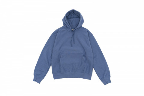 STUSSY BACK APPLIQUE HOODIE STORM BLUE