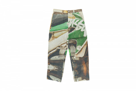 パンツ STUSSY WORK PANT CANVAS BAJA PRINT 32 65d84ec4122bf.jpg