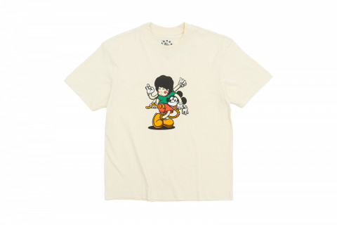 Easybadwork Disconnected Land Tee Cream Easybadwork Disconnected Land Tee Cream