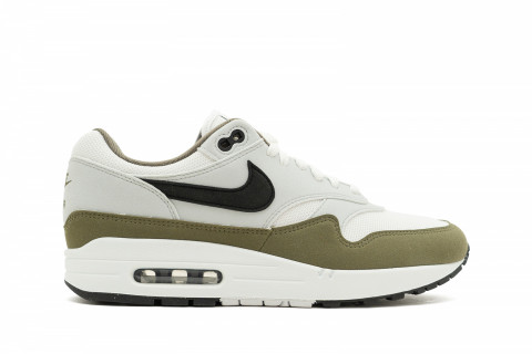 Nike Air Max 1 White Black Medium Olive