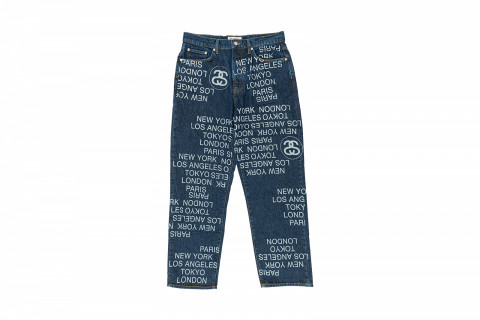 Stussy Big Ol' Denim City Link Jean Blue