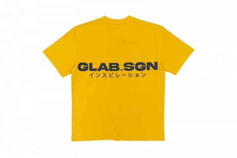 GLAB SGN Tee Yellow