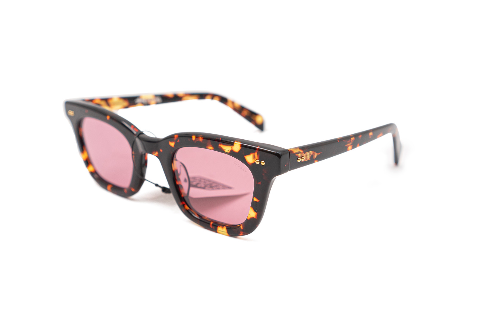 Stussy Ace Sunglasses in Tortoise/Pink - GLAB.VN