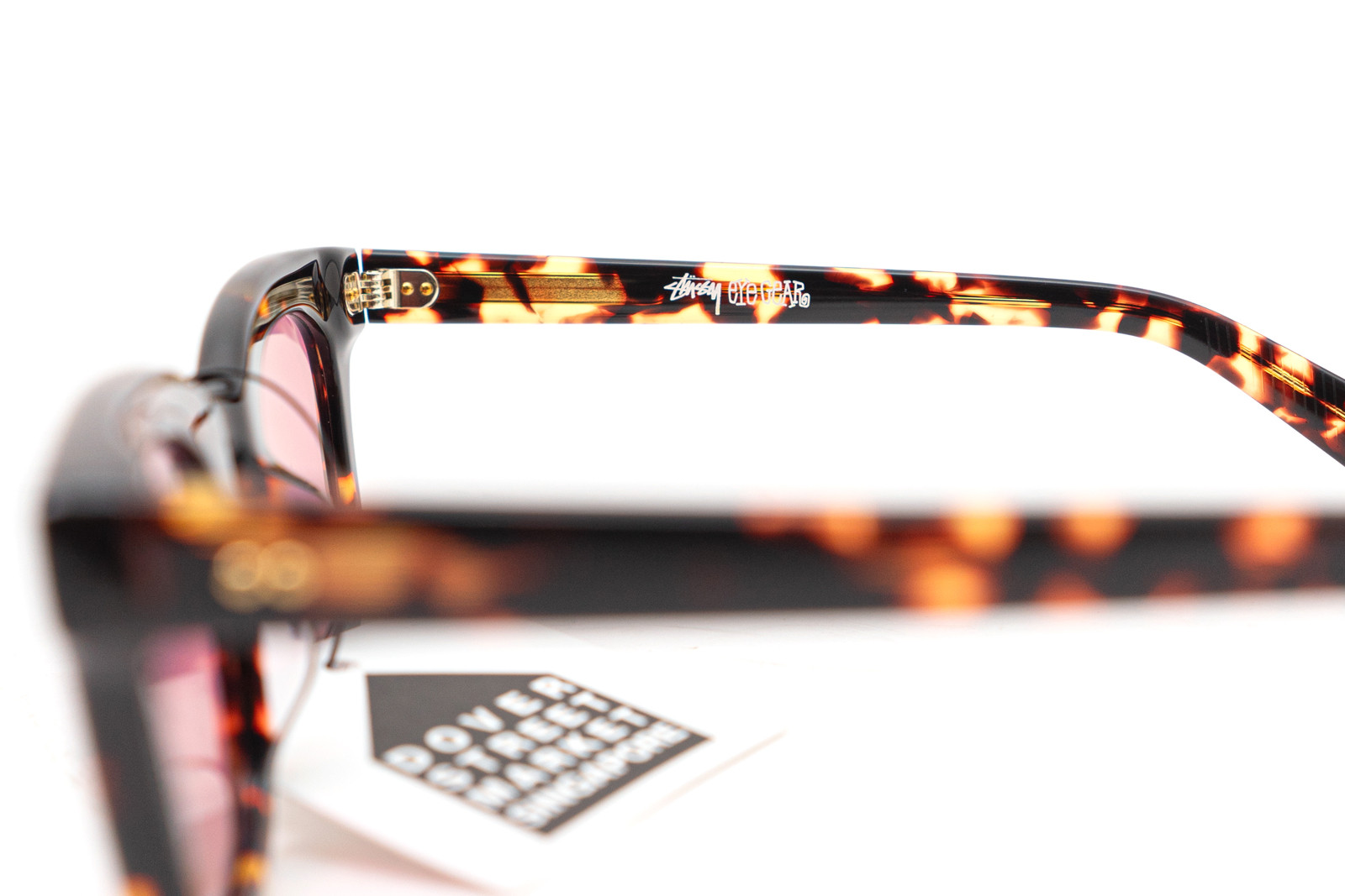 Stussy Ace Sunglasses in Tortoise/Pink - GLAB.VN Stussy Ace Sunglasses in Tortoise/Pink - GLAB.VN
