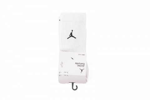 Jordan Everyday Crew Socks White