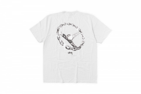 ★韓国の人気★【STUSSY】★CHAIN-LINK TEE★FOG★ ☆韓国の人気☆【STUSSY】☆CHAIN-LINK TEE☆FOG☆ (STUSSY/T