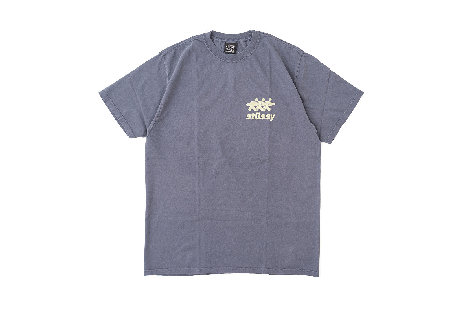 Stussy Surfwalk Pigment Dyed Tee Indigo - GLAB.VN