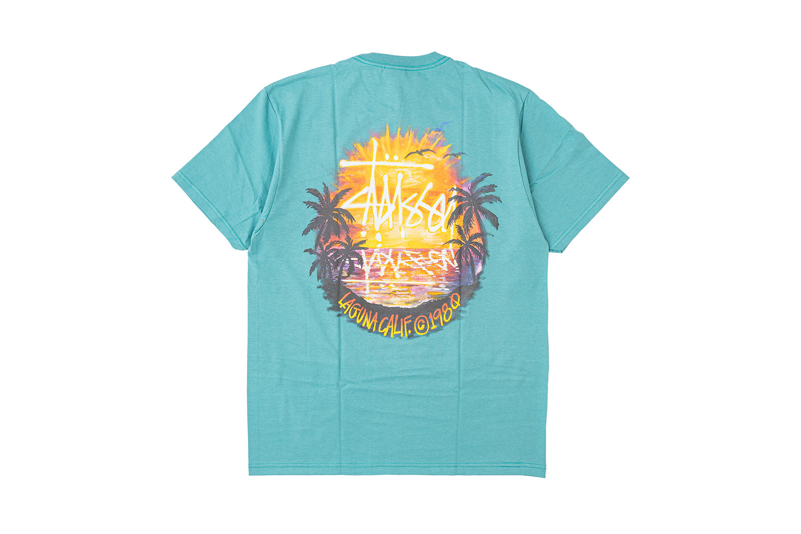 ★送料・関税込★STUSSY★SUNSET TEE★Tシャツ★OCEAN Stussy Sunset Tee Ocean - GLAB.VN