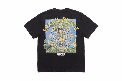 Conic Inner Peace Black Tee