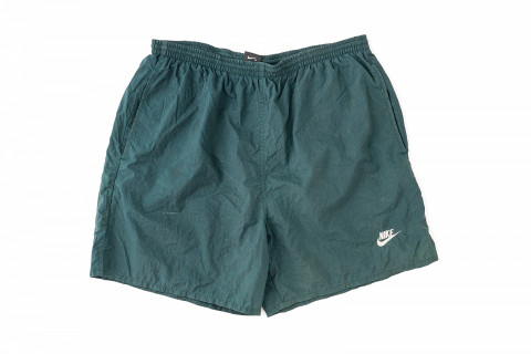 Vintage 90s Nike Mini Swoosh Shorts Green