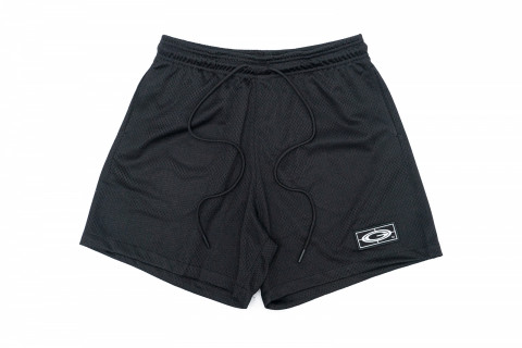 GLAB EMB Logo Mesh Shorts Black