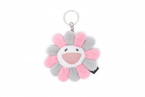Takashi Murakami x BlackPink Flower Small Keychain Pink/Grey