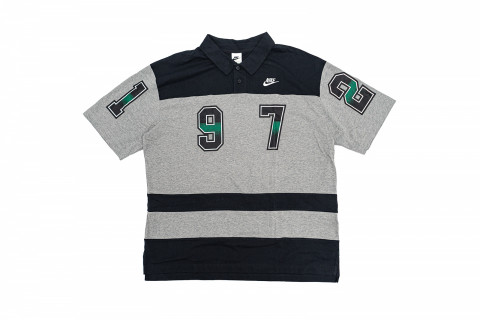 POLO Nike M NSW SS Football Color Scheme Black/Green