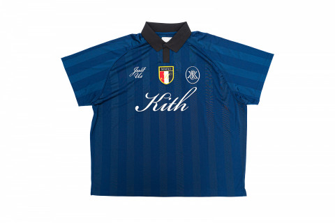Kith Shadow Stripe Marcel Soccer Jersey Gulf