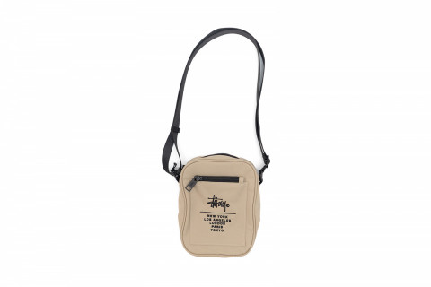 Stussy City Stack Messenger Bag Tan Stussy City Stack Messenger Bag Tan