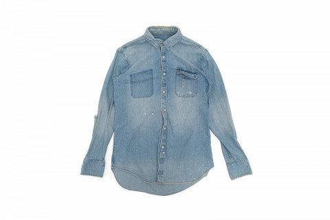 Kith Distressed Denim Shirt