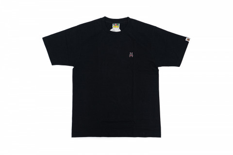 BAPE Shark small logo embroidery Black 