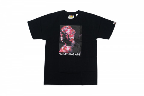 BAPE Marilyn Monroe Portrait tee Black pink