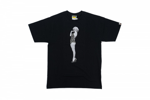 BAPE Marilyn Monroe tee Black 