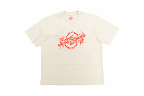 Easybadwork Signature 02 Tee Cream Easybadwork Signature 02 Tee Cream