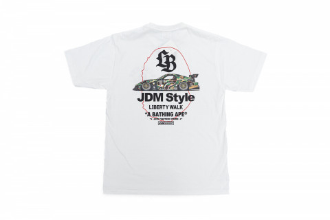 BAPE X LBWK FD ABC CAMO TEE White - GLAB.VN