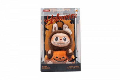 POP MART Happy Halloween Party Series-Sitting Pumpkin Vinyl Plush Pendant