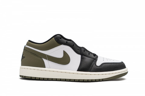 Jordan 1 Low Black Toe Medium Olive Jordan 1 Low Black Toe Medium Olive