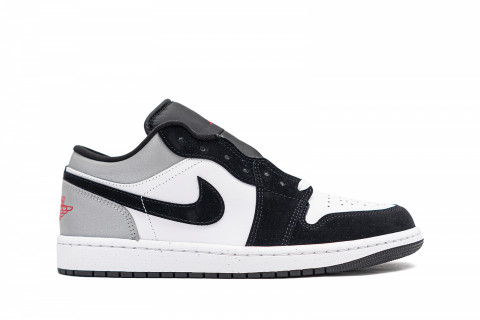 Air Jordan 1 Low SE White Fire Red Black Matte Silver