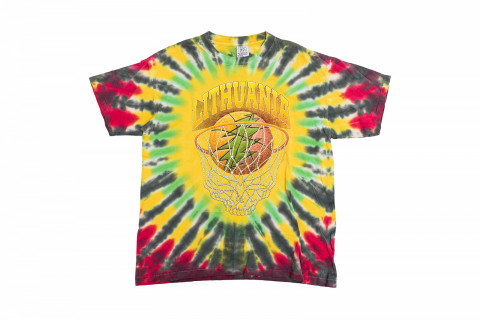Vintage 90s Grateful Dead Lithuania Basketball Tee